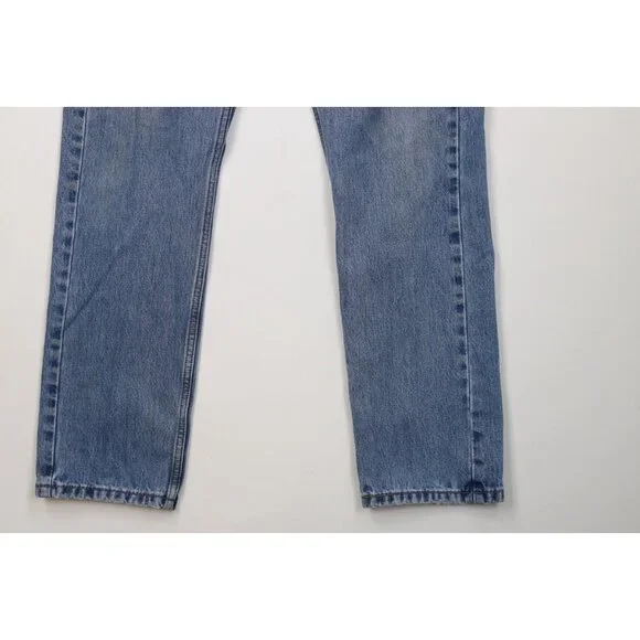Vintage Y2K Levis 505 Mens 30x30 Faded Regular Straight Leg Denim Jeans Blue